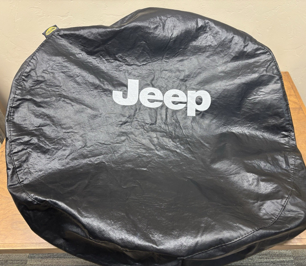 Jeep Wrangler Spare Tire Cover 30" Smittybilt Black Vinyl